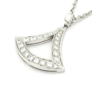 Bvlgari Necklace Diva Dream 18K White Gold×diamond Pave Diamond